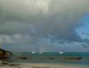 Tobago Cays - boat at the end of the rainbow: Looks like someone found the pot of gold